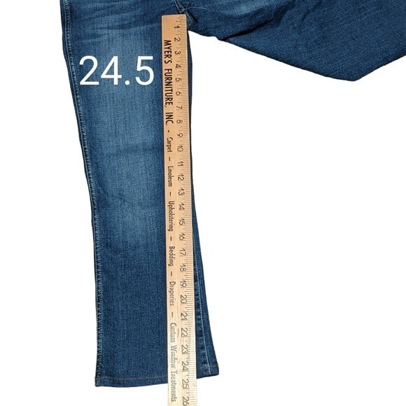 7 for all mankind ankle boot slim illusion Italian fabric jeans size 27 - Picture 4 of 12